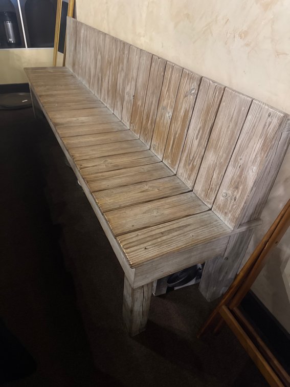 (2) 9Ft Long Wood Benches