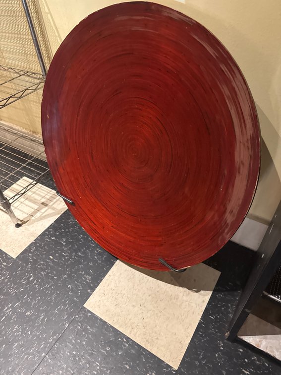 26” Wood Round Bowl Art Piece