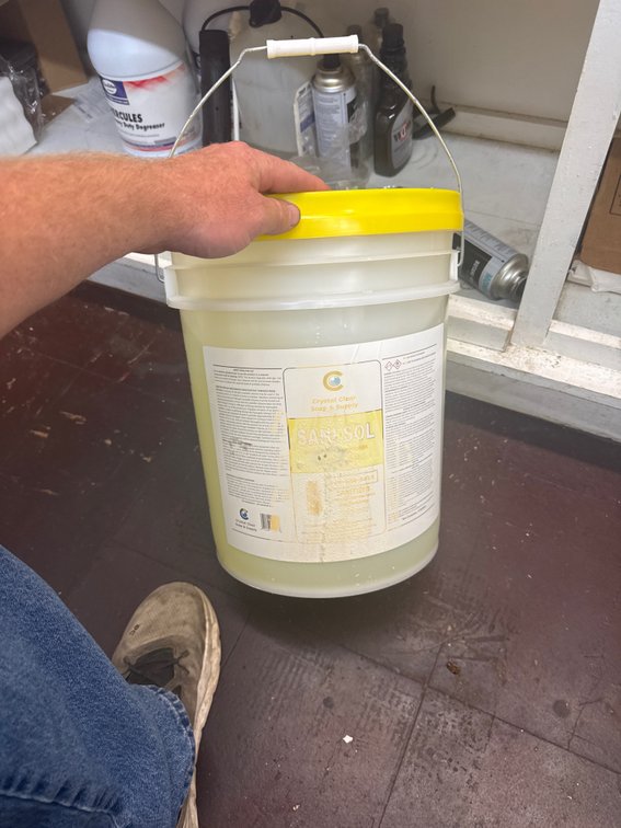 5 Gal Bucket Of Santizer