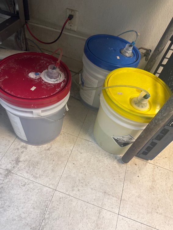 Dishwasher, cleaners, and detergent