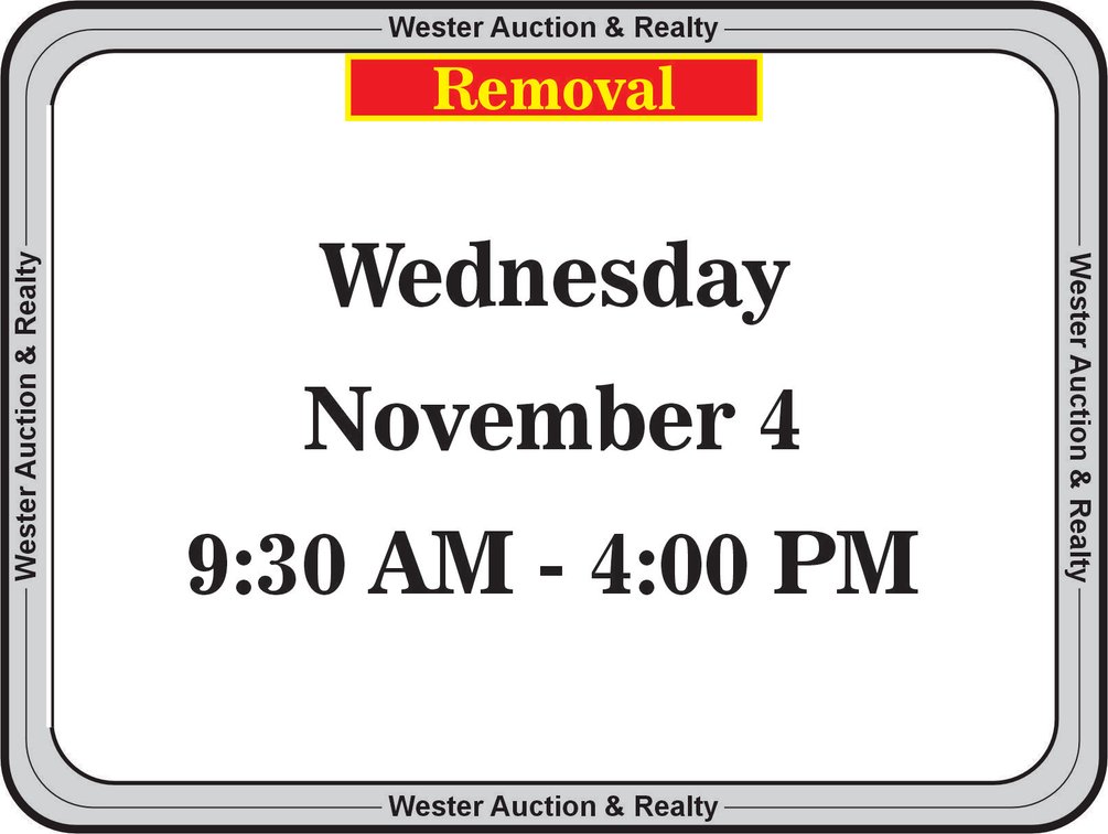 AUCTION REMOVAL