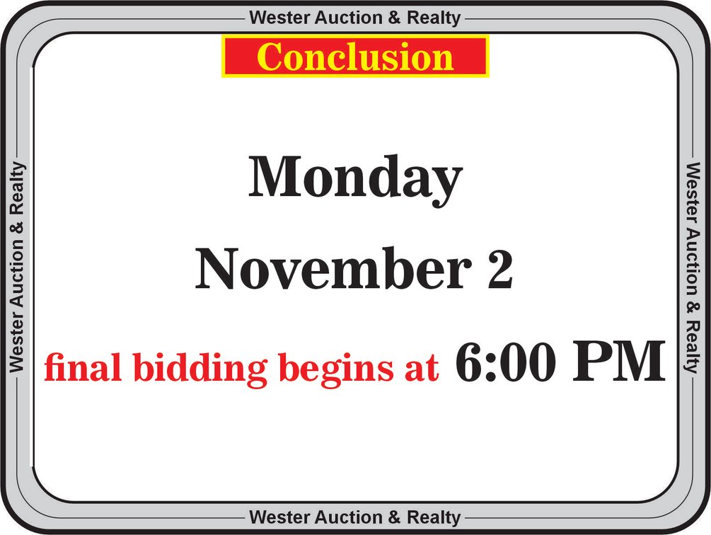 AUCTION CONCLUSION