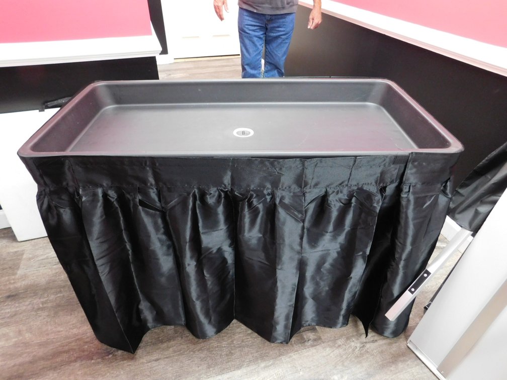 Cold Buffet Folding Table w/ Skirt