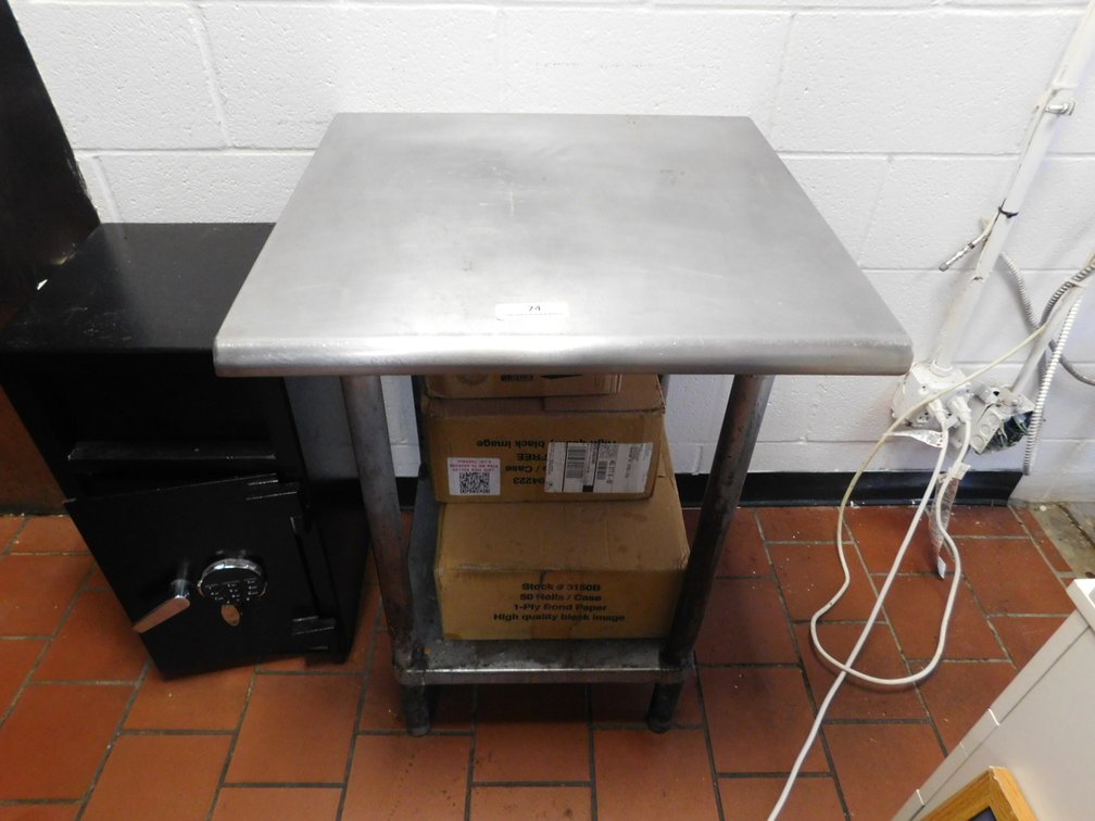 S/S Top Work Table    24x24