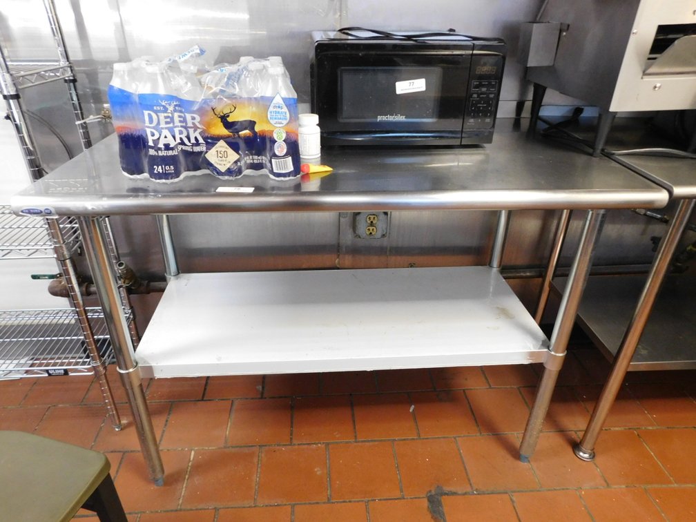S/S Top Work Table    24x48