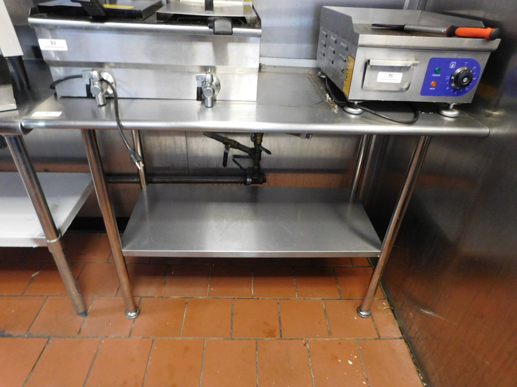 All Stainless 48" Work  Table