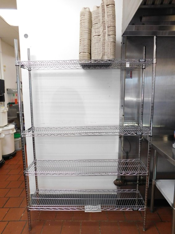ULINE Chrome Storage Unit   12" X 48"