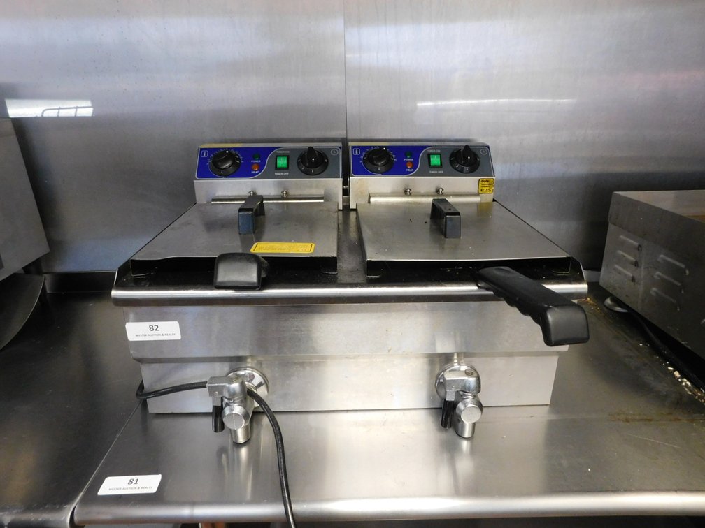 Countertop 2 Bay Electric Fryer