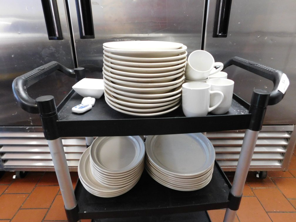 Assorted Platters and Cups