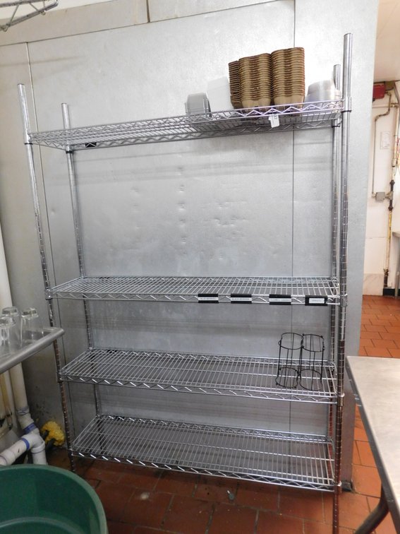 ULINE Chrome Storage Unit   12" X 48"