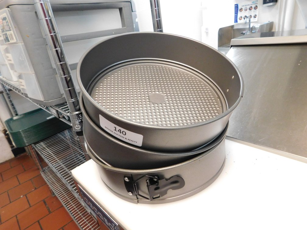 (3) 10" Cheesecake Pans