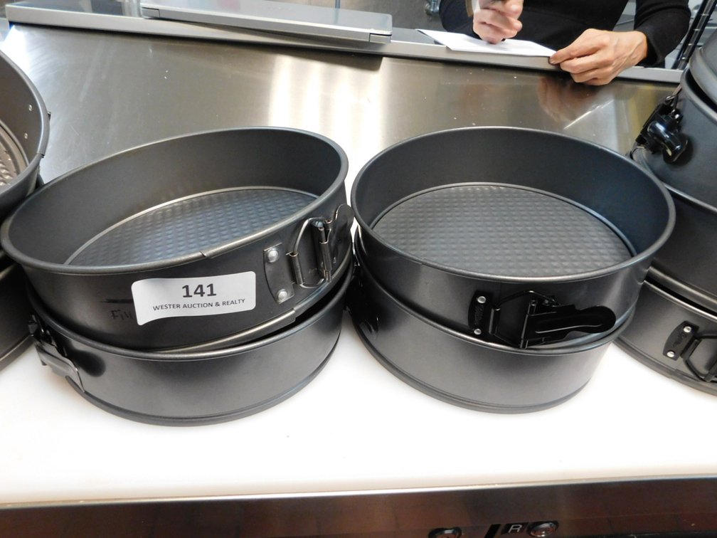 (4) 9" Cheesecake Pans