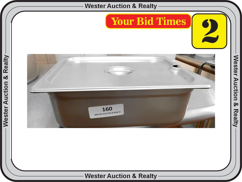 Half Size Food Pan with Lid- 4" Deep