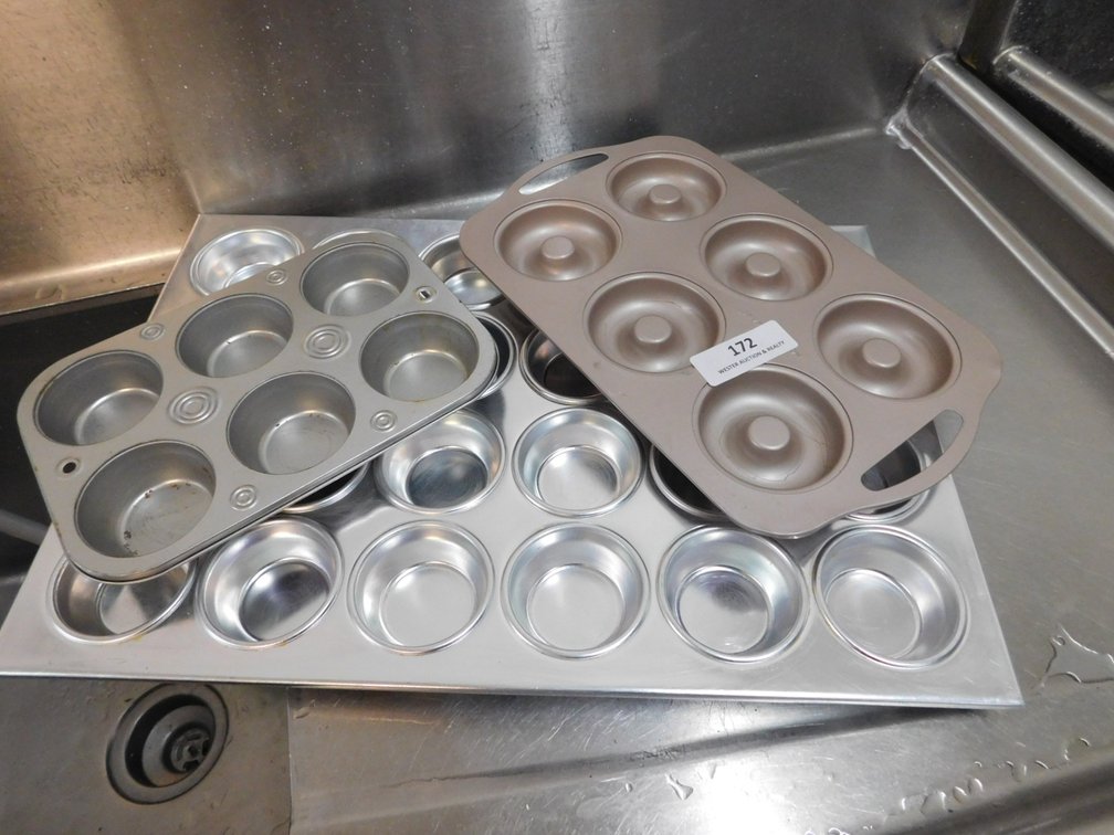 (2) Muffin Pans & (1) Donut Pan