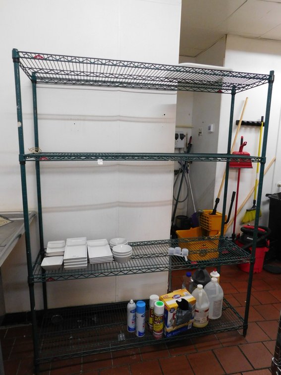 METRO Green Epoxy Storage Rack- 18" X 60"