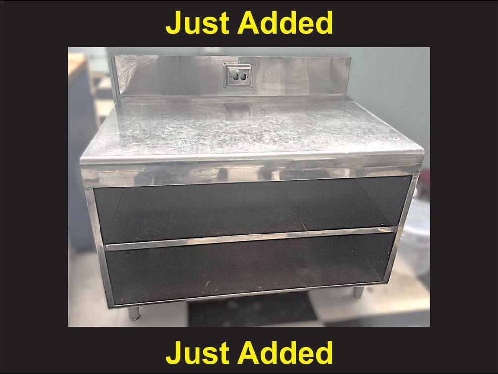**JUST ADDED** All Stainless Cabinet with storage