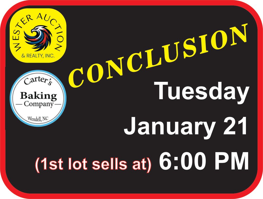 AUCTION CONCLUSION