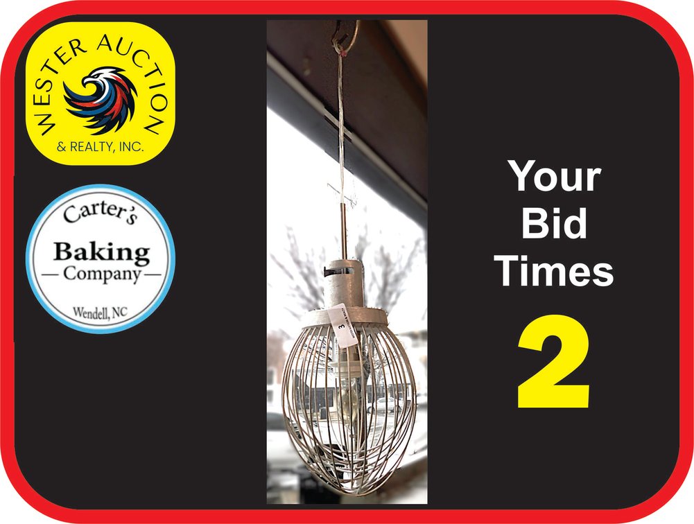 Light Fixture Made From 20qt Whisk