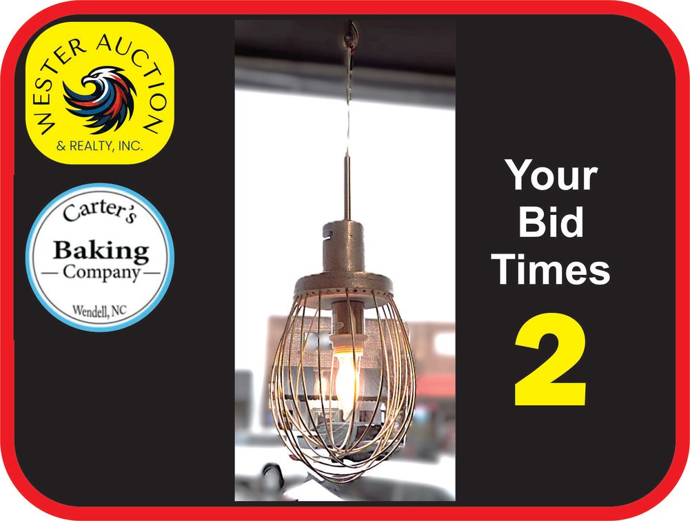 Light Fixture Made From 20qt Whisk