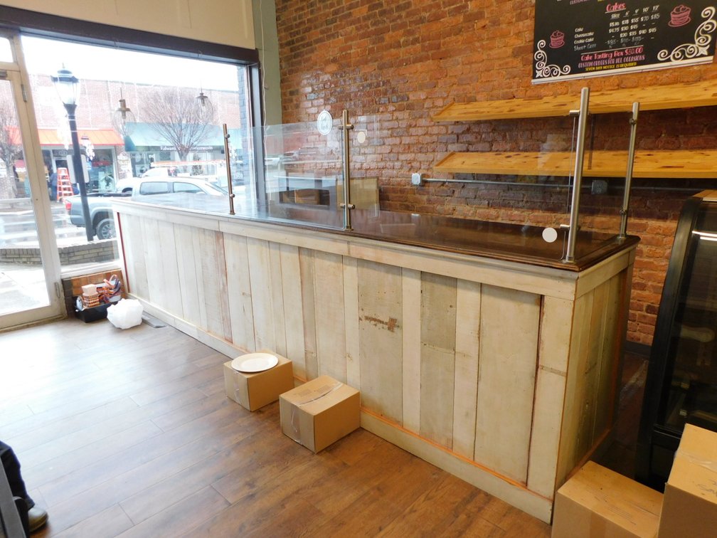 Wooden Service Counter