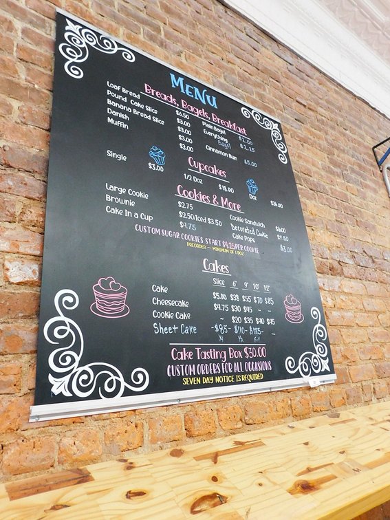 Black Menu Display Board 