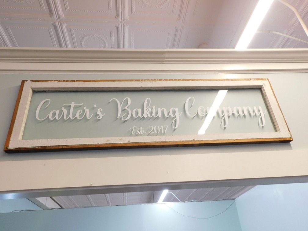 Wooden Frame Glass Decor