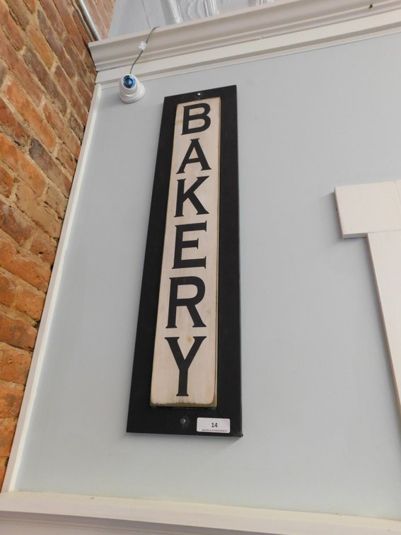 9"W x 40"H  BAKERY Sign 