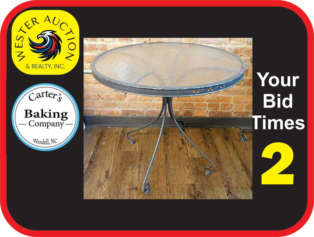 30" Round Glass Top Tables 