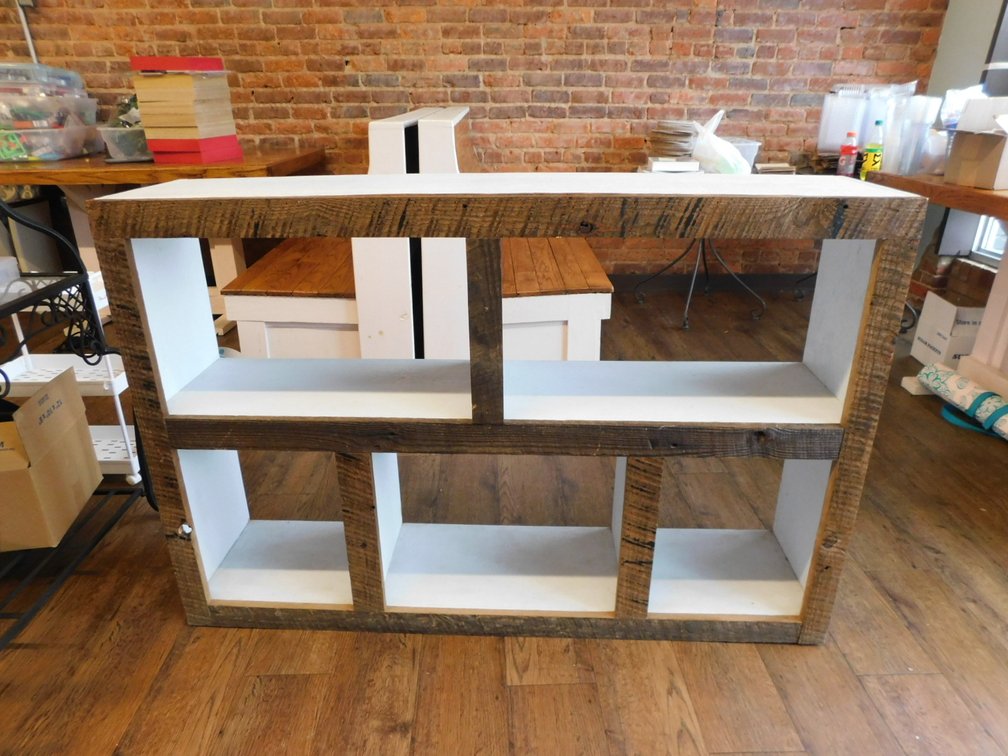 Wooden Storage Shelf 