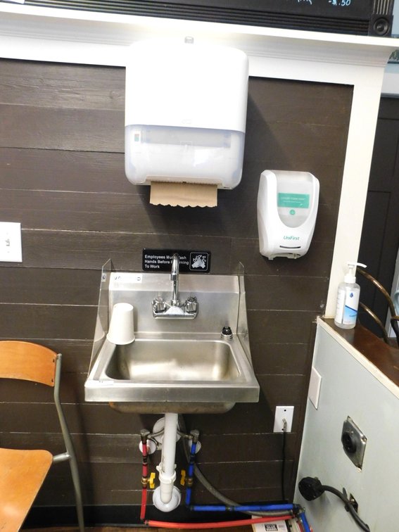 Wall Mounted Hand Sink with Dispensers 