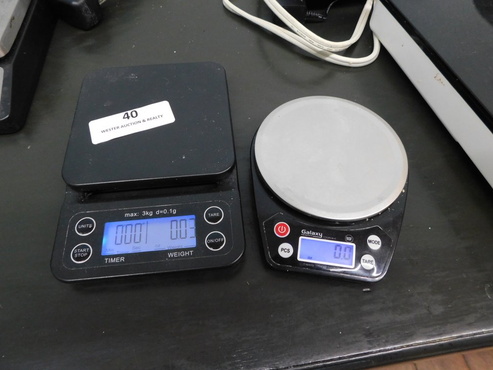(2) Small Digital Scales