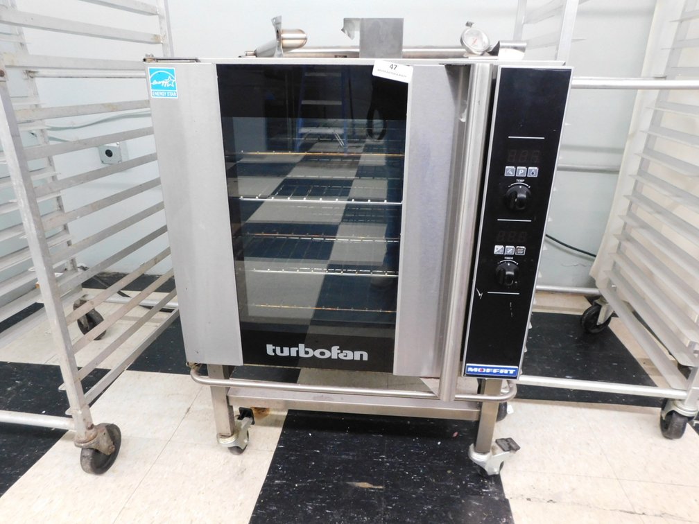 MOFFETT Electric Full Size Convection Oven on Stand w/ Wheels 