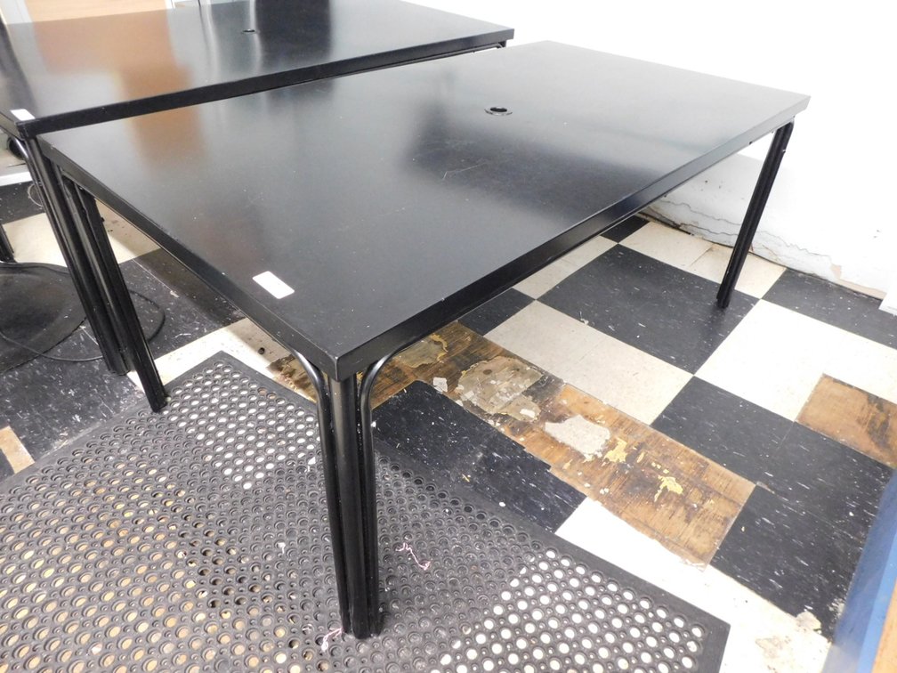 Black Metal Frame Table