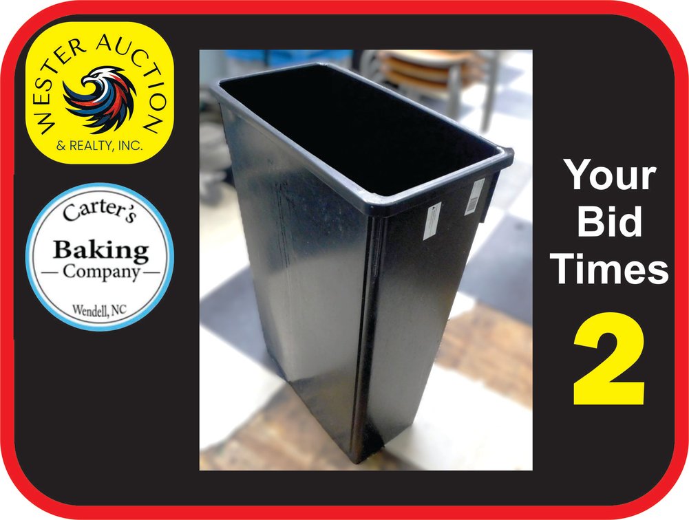 Slim Line Trash Can