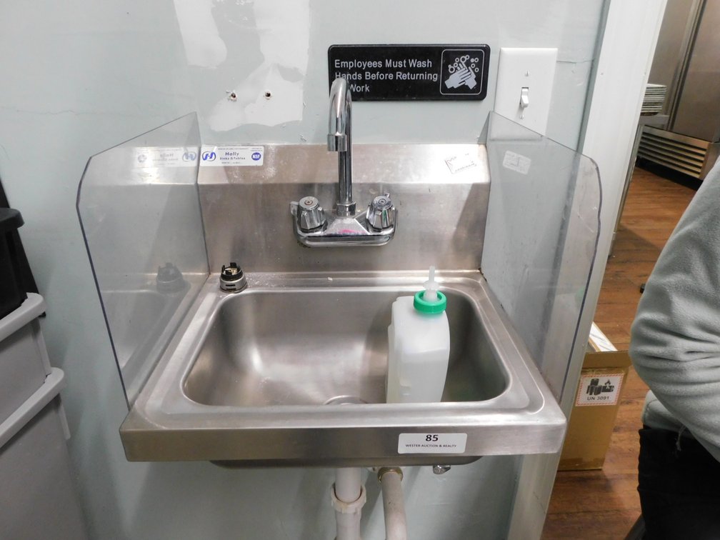S/S Hand Sink with Dispensers