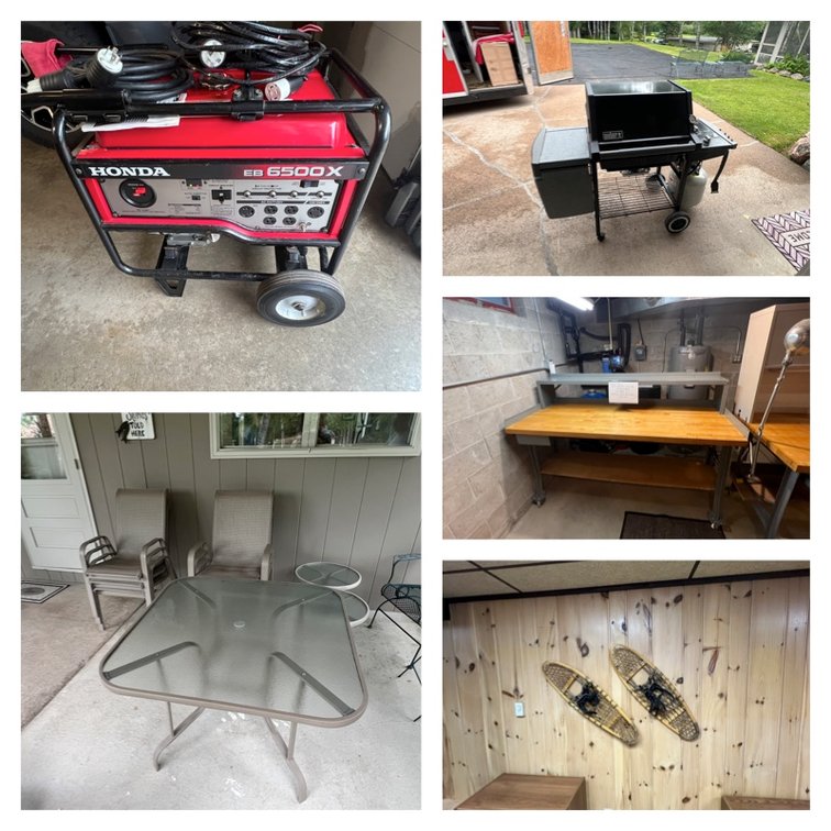 Image for Manitowish Waters July 28 ** Tools, Boats, Snowmobiles, SUV, Home Contents, Pool Table, Antiques, Sporting Goods & more!