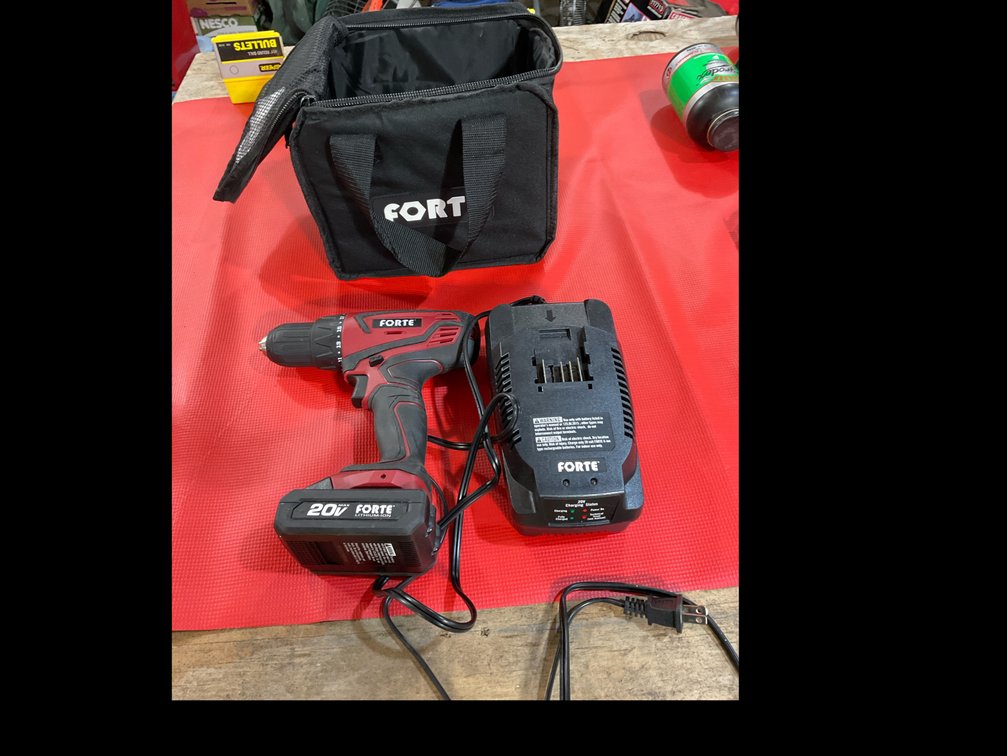 20 V cordless drill with case