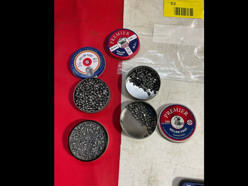 22 cal. pellets