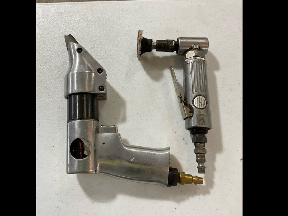 Pneumatic shear, die grinder