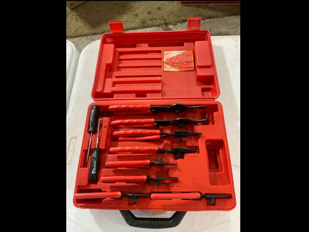 Snap ring plier kit