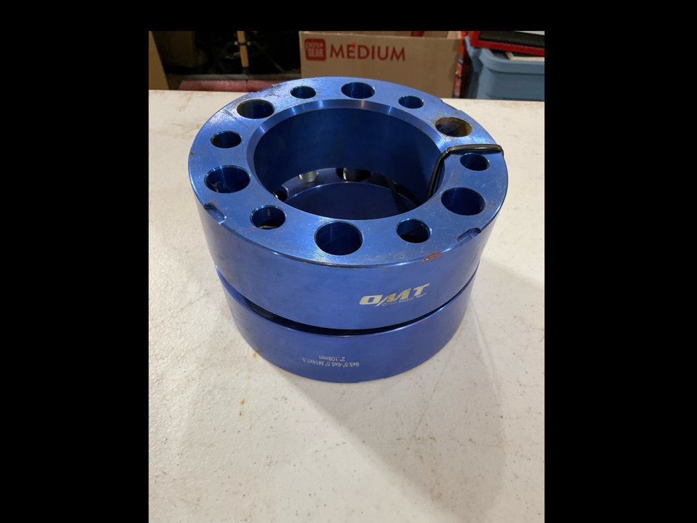 Aluminum hub spacers 6 x 5.5