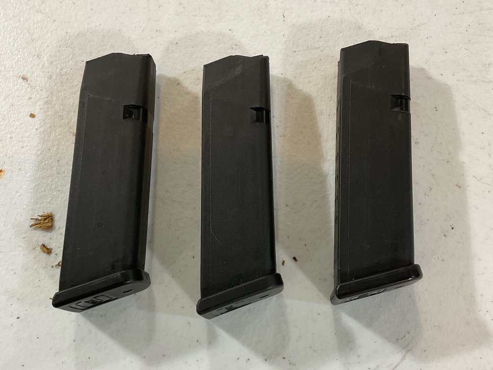 Glock 40 cal. magazines