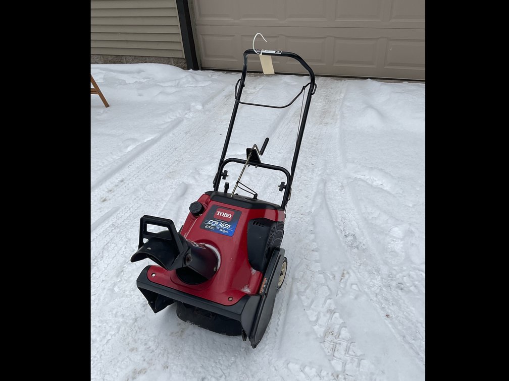 Toro CCR 3650 snowblower