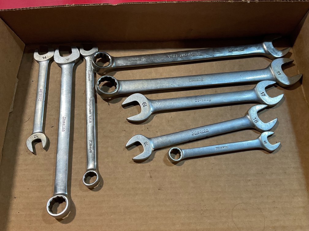 Snap-on metric wrenches