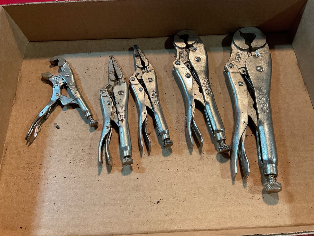 Vise grip pliers