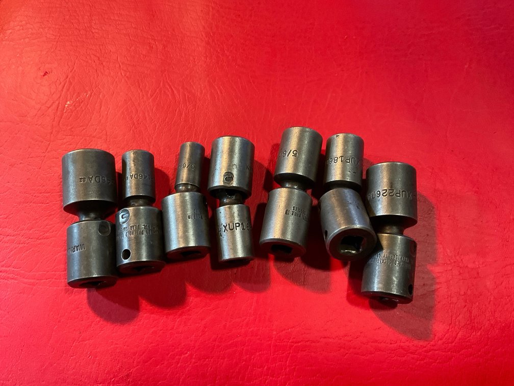 Mac swivel head sockets standard size