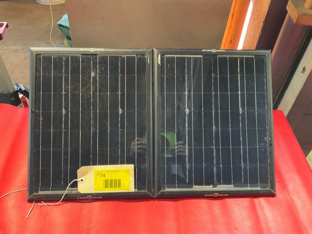 Used solar panel