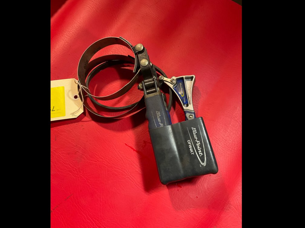 Blue point filter, wrenches