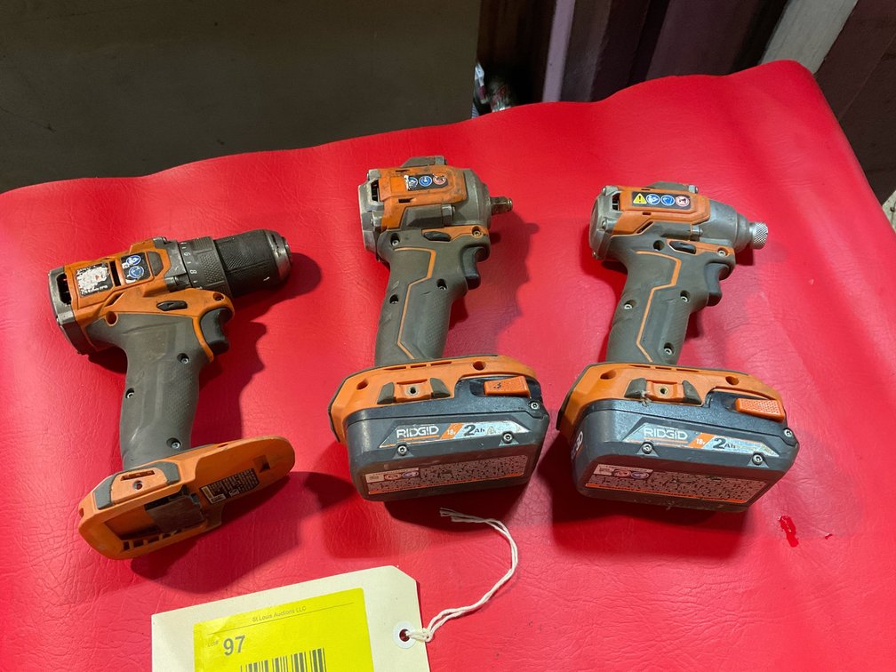 Ridgid 18 V cordless tools