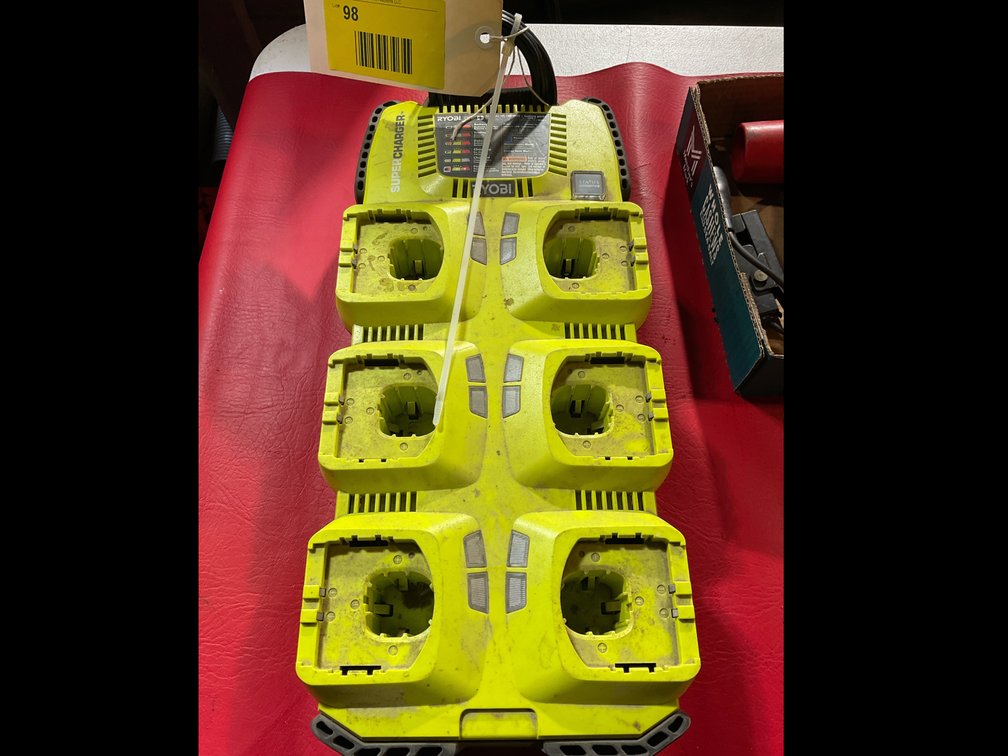 Ryobi six bank charger